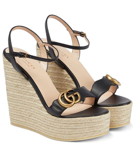 espadrilles gucci femme|gucci espadrilles wedges.